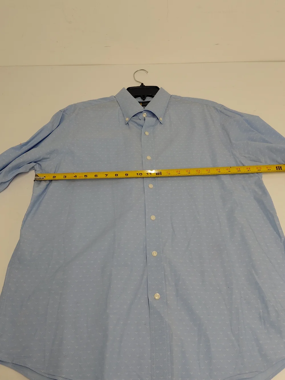 Polo Ralph Lauren Men's Light Blue Performance Button-Down Shirt - Lg